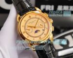 Copy Swiss Patek Philippe Complication Yellow Gold Watch 42mm
